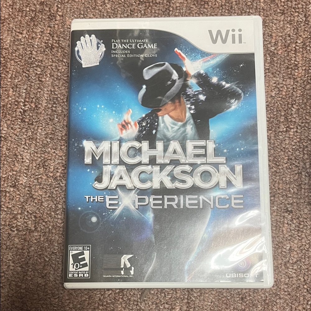Michael Jackson: The Experience (Wii) - Black & Silver Cover GAME ONLY